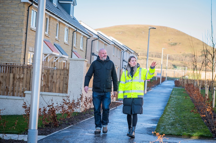 Development of 56 homes for social rent completed in Bilston Scottish